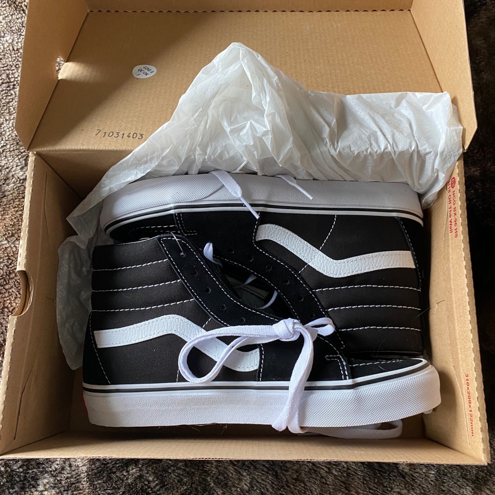 Vans Sk8-Hi sneakers.  Brand new with tags!